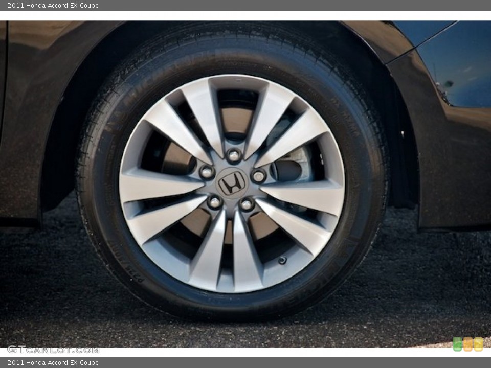 2011 Honda Accord EX Coupe Wheel and Tire Photo #66184598