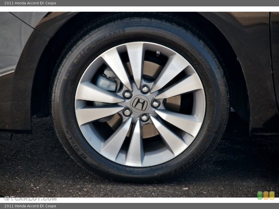 2011 Honda Accord EX Coupe Wheel and Tire Photo #66184607