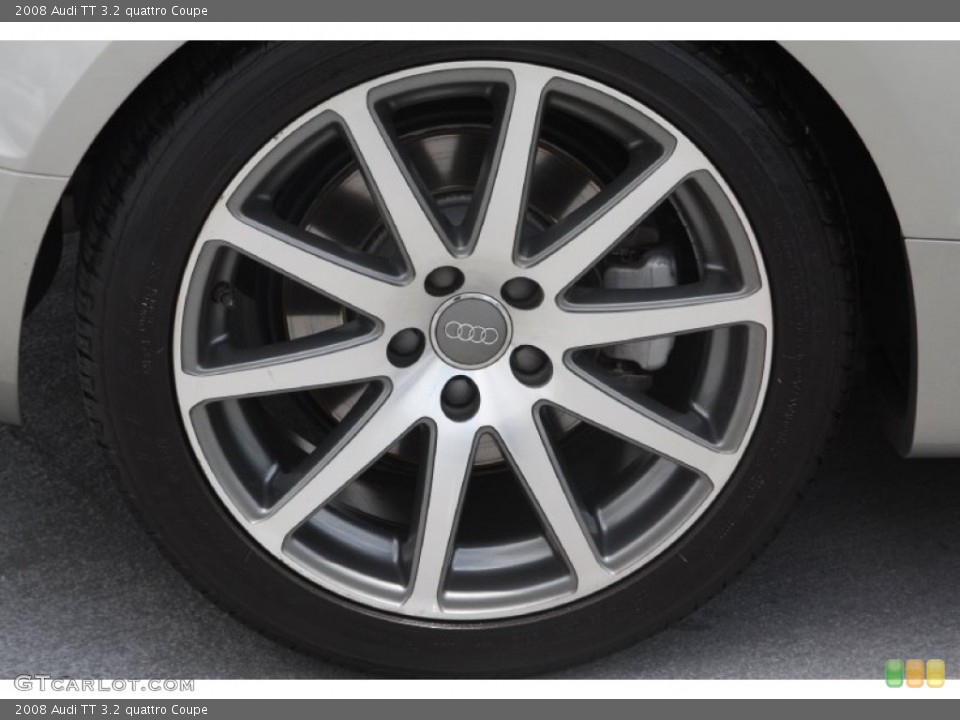 2008 Audi TT 3.2 quattro Coupe Wheel and Tire Photo #66220341