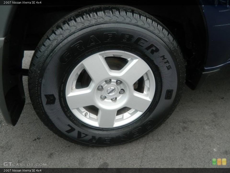 2007 Nissan Xterra SE 4x4 Wheel and Tire Photo #66224748