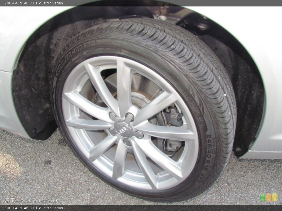 2009 Audi A6 3.0T quattro Sedan Wheel and Tire Photo #66226913