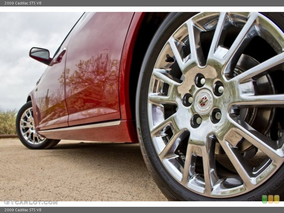 2009 Cadillac STS V8 Wheel and Tire Photo #66228212