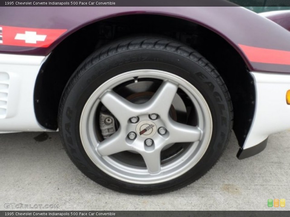 1995 Chevrolet Corvette Indianapolis 500 Pace Car Convertible Wheel and Tire Photo #66242165