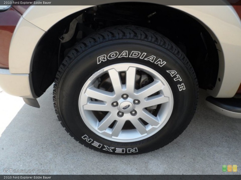 2010 Ford Explorer Eddie Bauer Wheel and Tire Photo #66244723