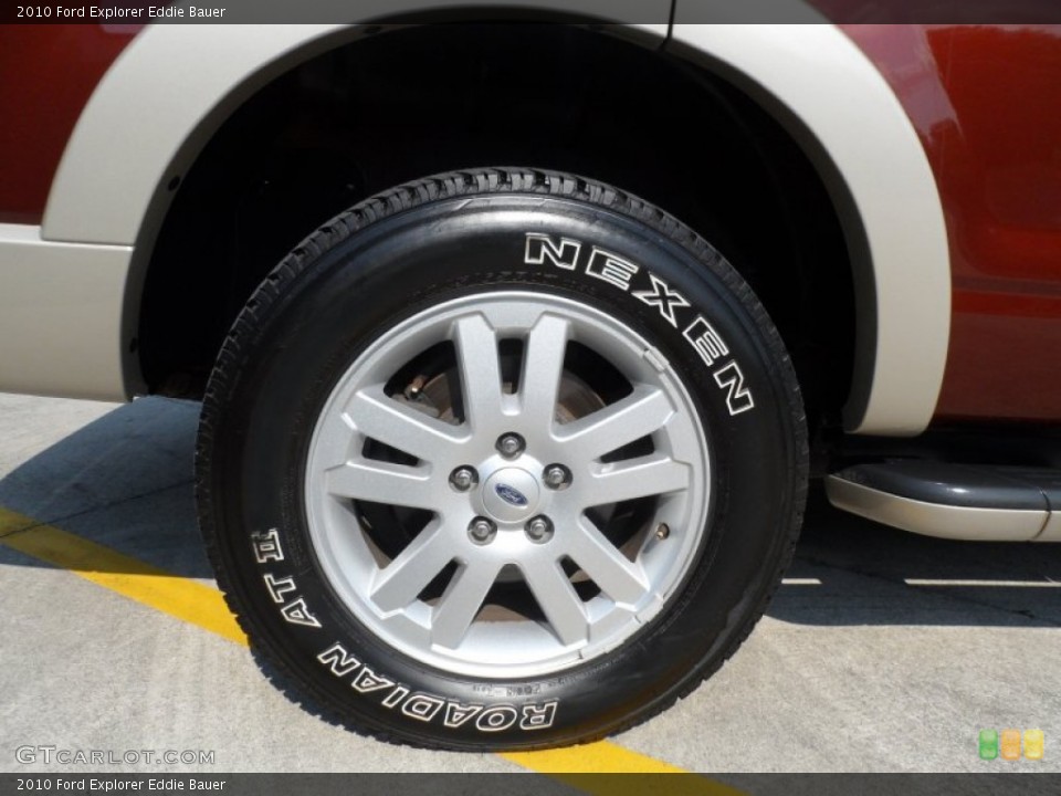 2010 Ford Explorer Eddie Bauer Wheel and Tire Photo #66244747