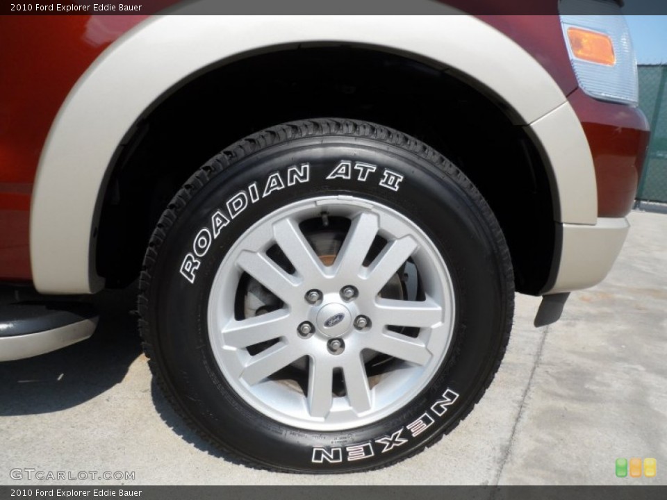 2010 Ford Explorer Eddie Bauer Wheel and Tire Photo #66244756