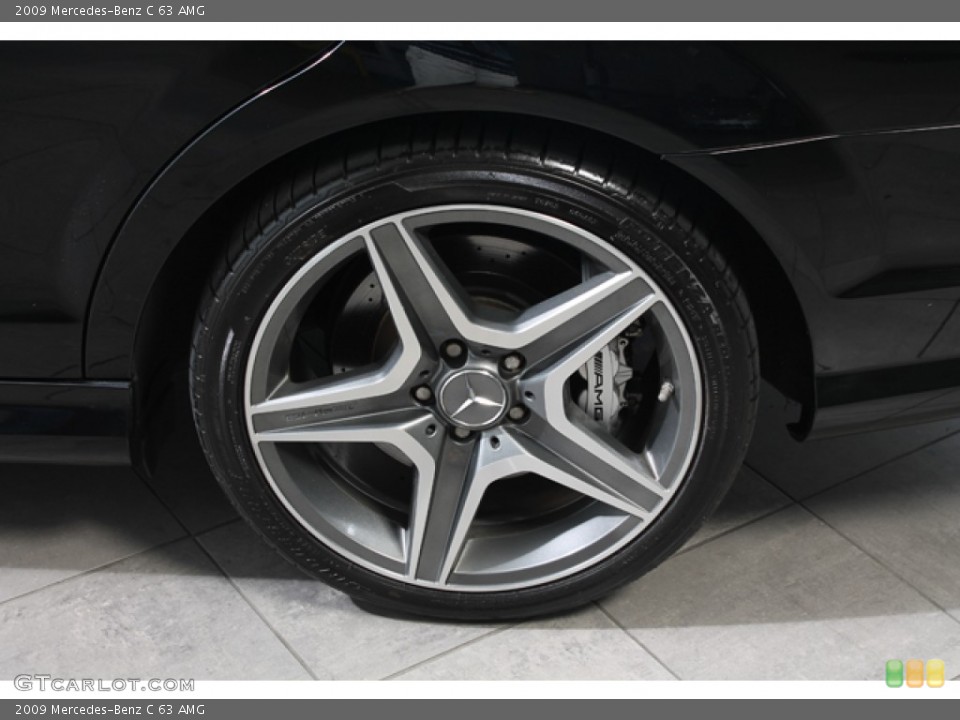 2009 Mercedes-Benz C 63 AMG Wheel and Tire Photo #66248711