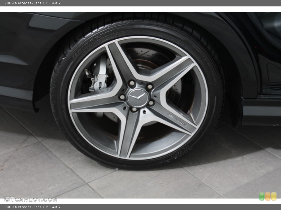 2009 Mercedes-Benz C 63 AMG Wheel and Tire Photo #66248720