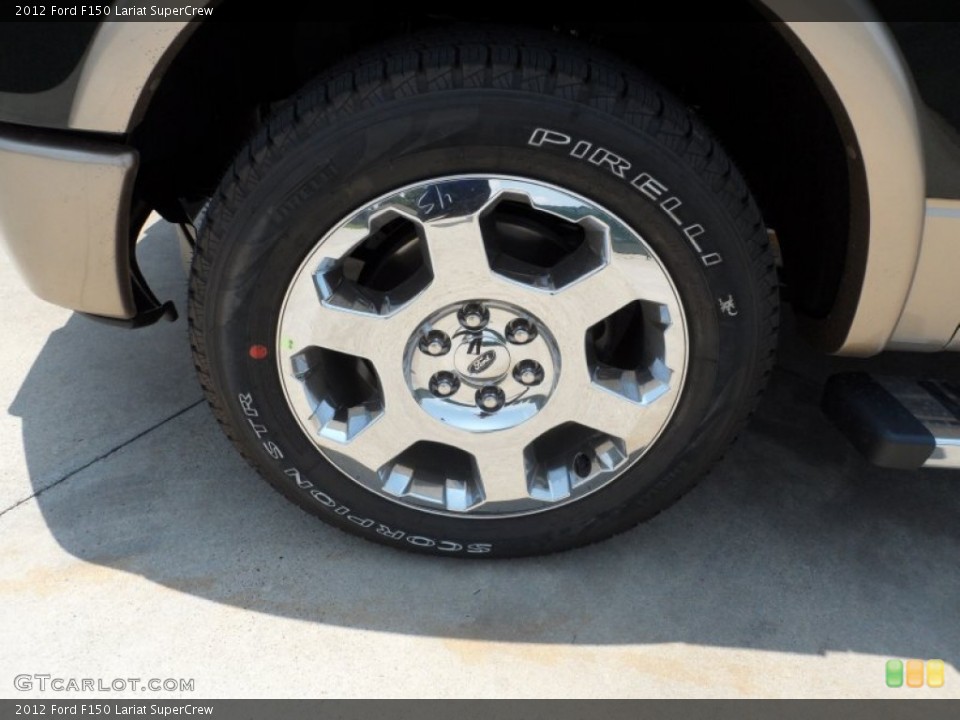 2012 Ford F150 Lariat SuperCrew Wheel and Tire Photo #66249212