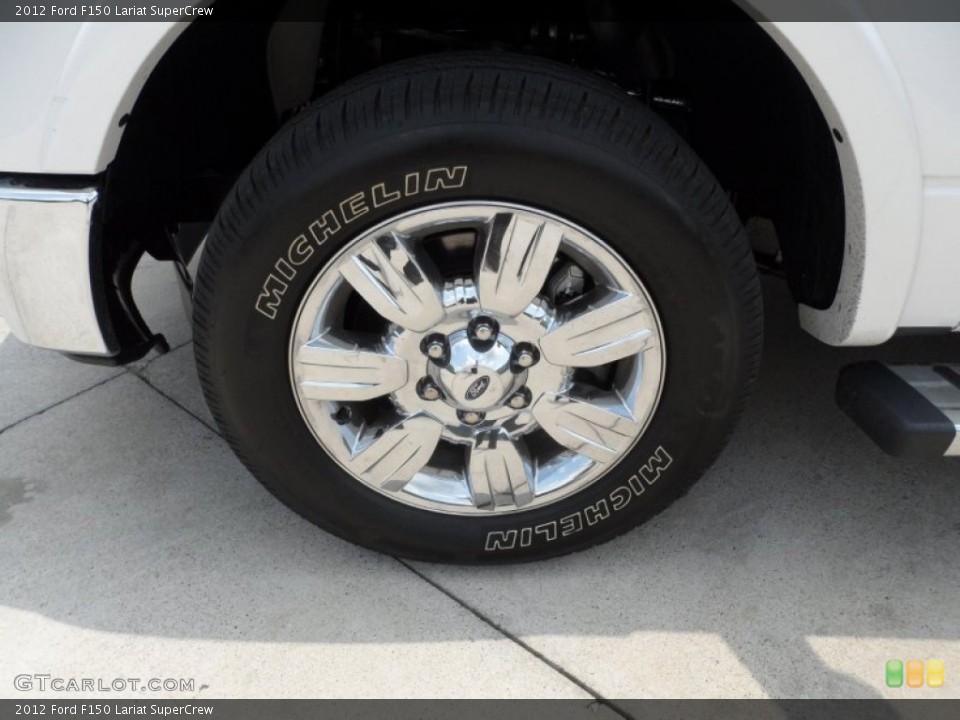 2012 Ford F150 Lariat SuperCrew Wheel and Tire Photo #66251702