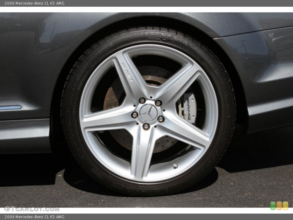 2009 Mercedes-Benz CL 63 AMG Wheel and Tire Photo #66254943