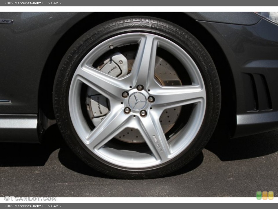 2009 Mercedes-Benz CL 63 AMG Wheel and Tire Photo #66254946