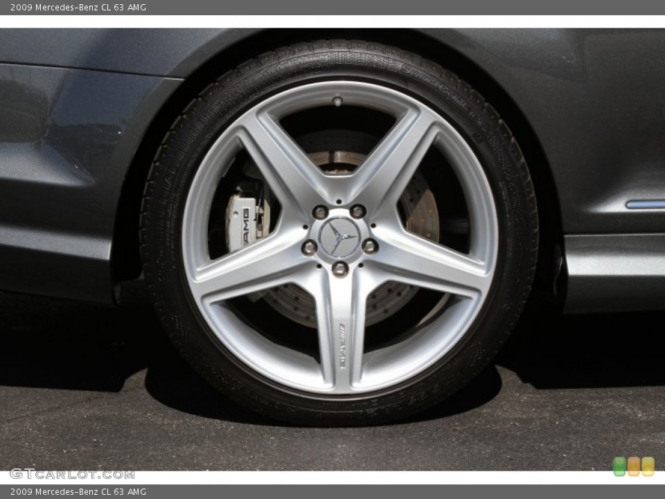 2009 Mercedes-Benz CL 63 AMG Wheel and Tire Photo #66254955