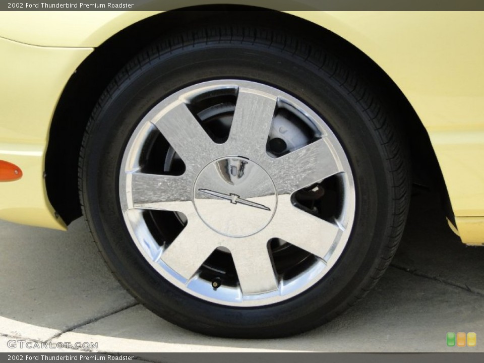2002 Ford Thunderbird Premium Roadster Wheel and Tire Photo #66265632