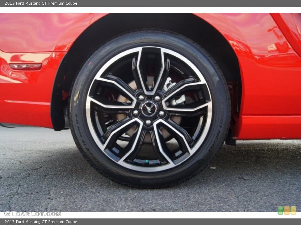 2013 Ford Mustang GT Premium Coupe Wheel and Tire Photo #66265860