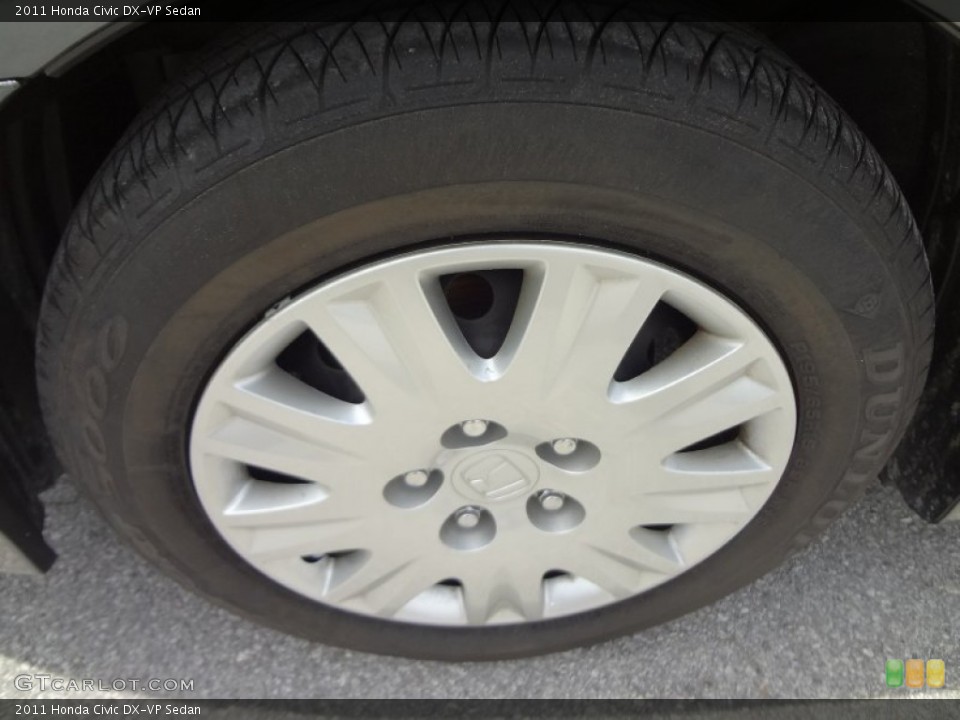 2011 Honda Civic DX-VP Sedan Wheel and Tire Photo #66266238