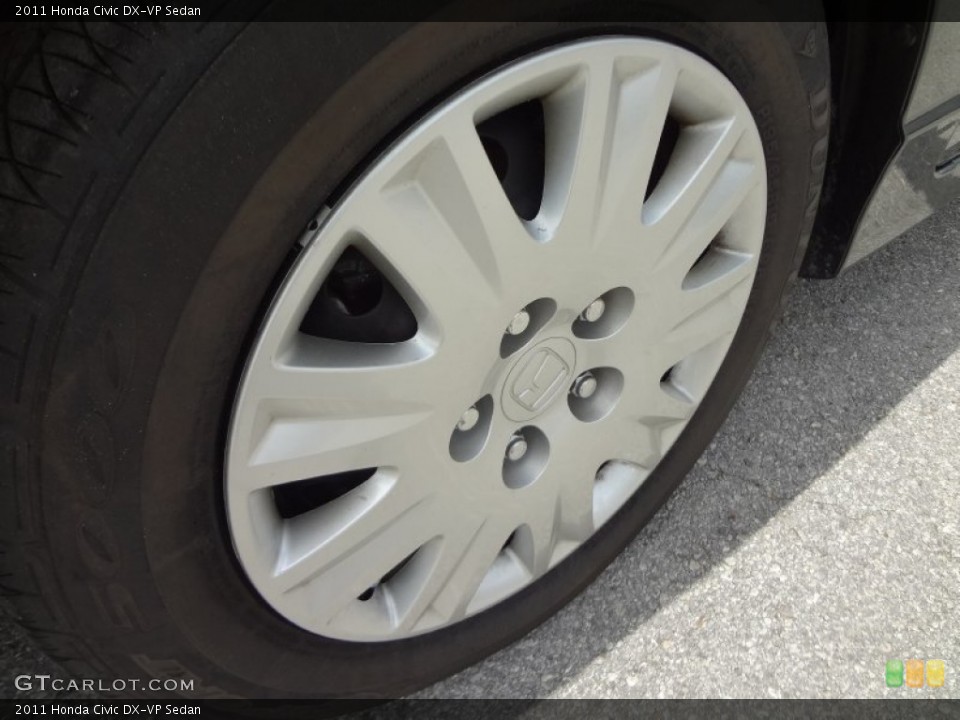 2011 Honda Civic DX-VP Sedan Wheel and Tire Photo #66266244