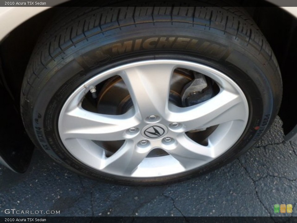 2010 Acura TSX Sedan Wheel and Tire Photo #66279591