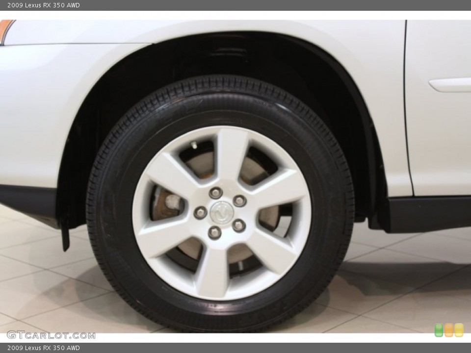 2009 Lexus RX 350 AWD Wheel and Tire Photo #66282063