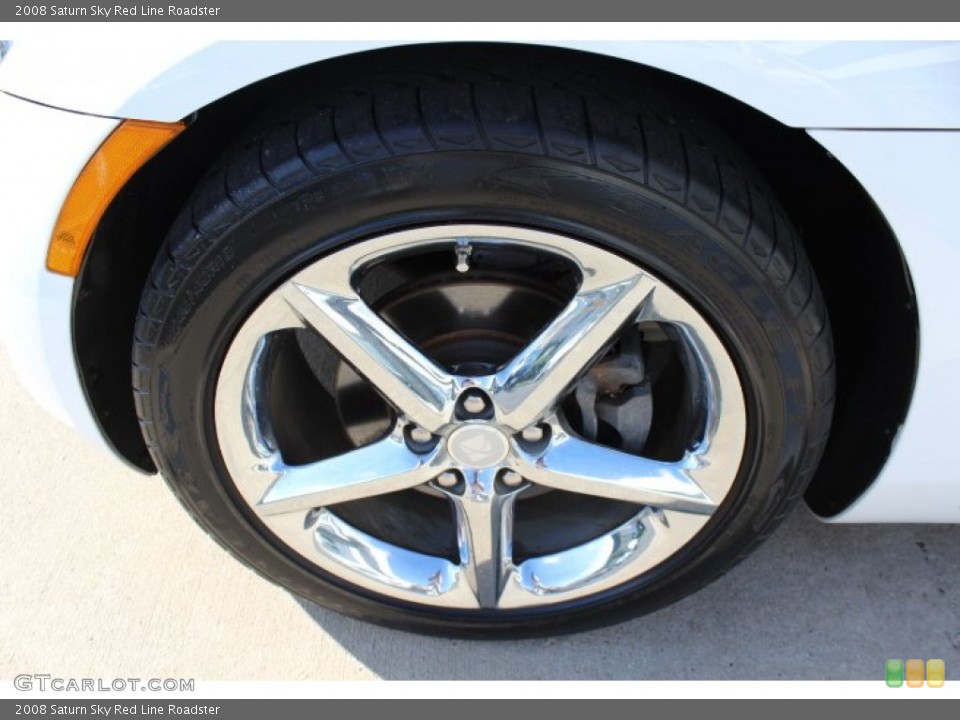 2008 Saturn Sky Red Line Roadster Wheel and Tire Photo #66282204