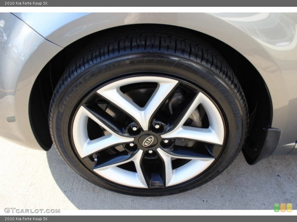 2010 Kia Forte Koup SX Wheel and Tire Photo #66282552