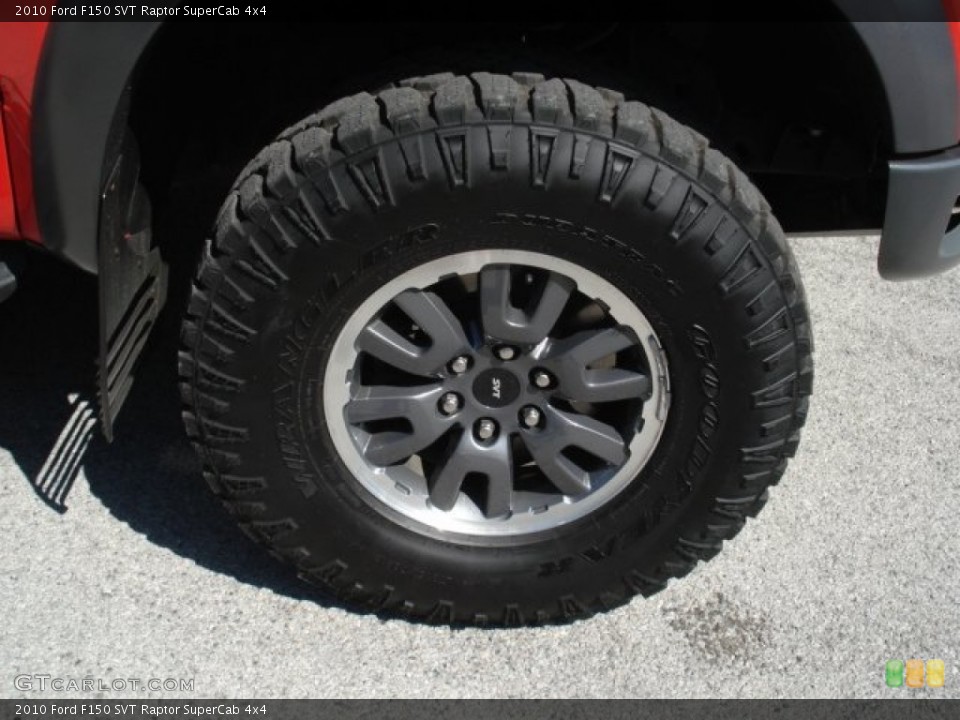 2010 Ford F150 SVT Raptor SuperCab 4x4 Wheel and Tire Photo #66285171