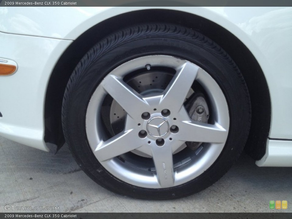 2009 Mercedes-Benz CLK 350 Cabriolet Wheel and Tire Photo #66286593