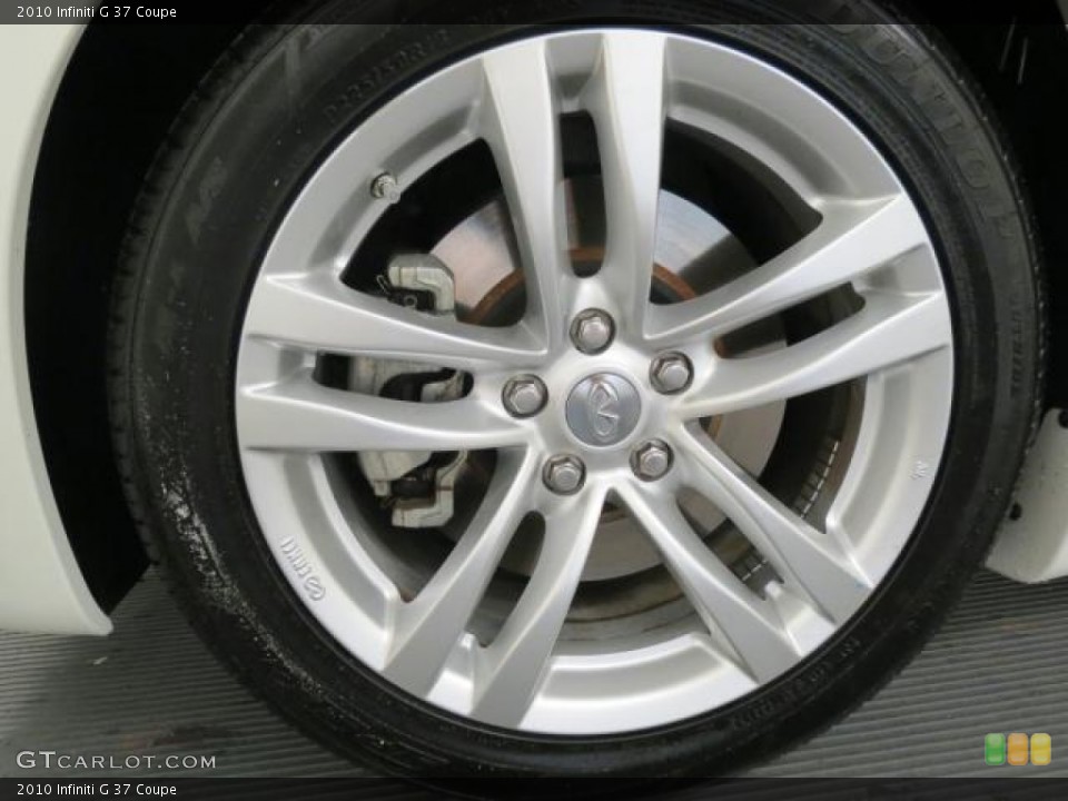 2010 Infiniti G 37 Coupe Wheel and Tire Photo #66291819