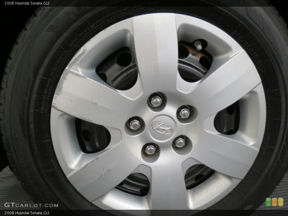 2008 Hyundai Sonata GLS Wheel and Tire Photo #66292524