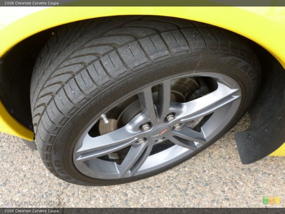 2008 Chevrolet Corvette Coupe Wheel and Tire Photo #66295107