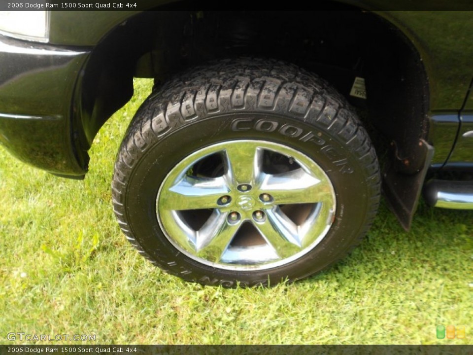 2006 Dodge Ram 1500 Sport Quad Cab 4x4 Wheel and Tire Photo #66298199