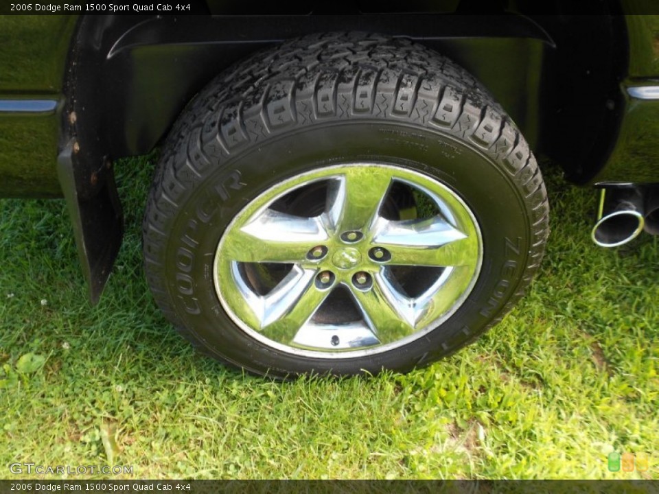 2006 Dodge Ram 1500 Sport Quad Cab 4x4 Wheel and Tire Photo #66298214