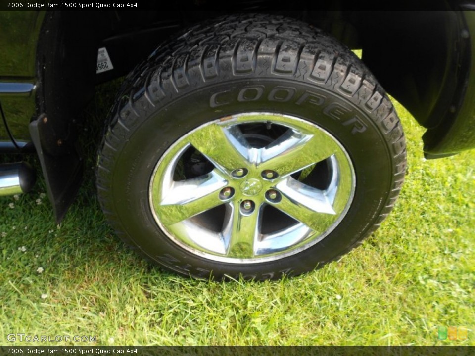 2006 Dodge Ram 1500 Sport Quad Cab 4x4 Wheel and Tire Photo #66298220