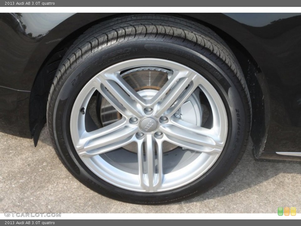 2013 Audi A8 3.0T quattro Wheel and Tire Photo #66300458