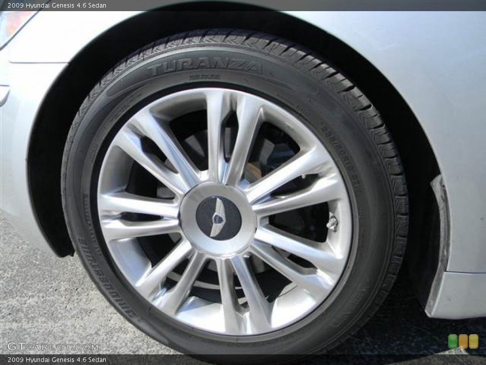 2009 Hyundai Genesis 4.6 Sedan Wheel and Tire Photo #66302270