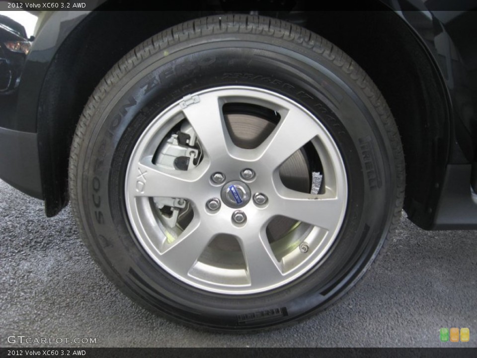 2012 Volvo XC60 3.2 AWD Wheel and Tire Photo #66303524