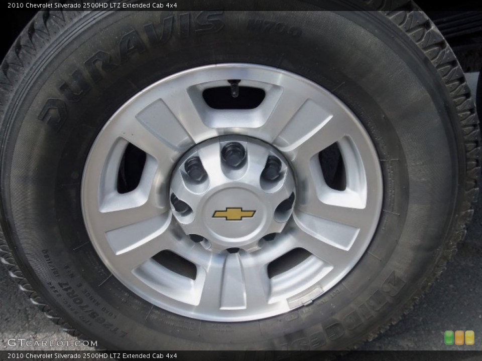 2010 Chevrolet Silverado 2500HD LTZ Extended Cab 4x4 Wheel and Tire Photo #66307289