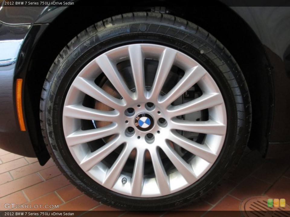 2012 BMW 7 Series 750Li xDrive Sedan Wheel and Tire Photo #66308090