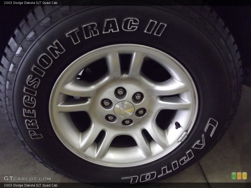 2003 Dodge Dakota SLT Quad Cab Wheel and Tire Photo #66312785