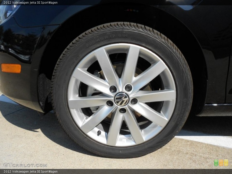 2012 Volkswagen Jetta SE SportWagen Wheel and Tire Photo #66313031