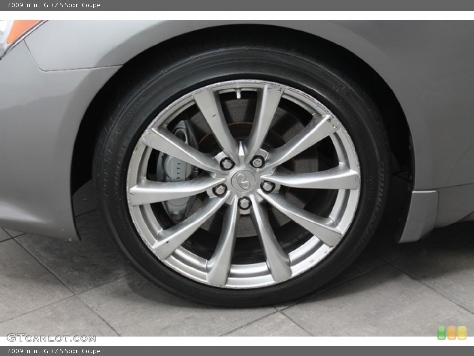 2009 Infiniti G 37 S Sport Coupe Wheel and Tire Photo #66318108