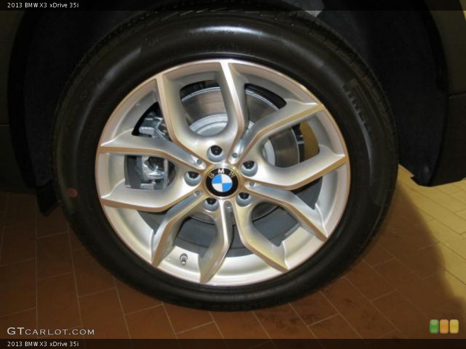 2013 BMW X3 xDrive 35i Wheel and Tire Photo #66321546