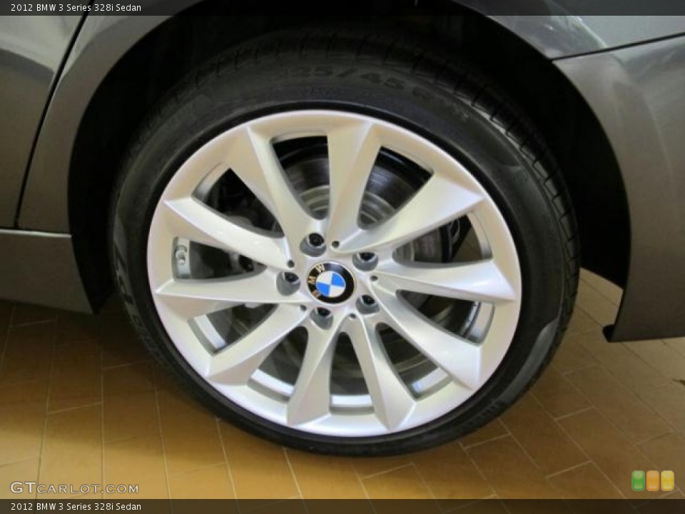2012 BMW 3 Series 328i Sedan Wheel and Tire Photo #66321840