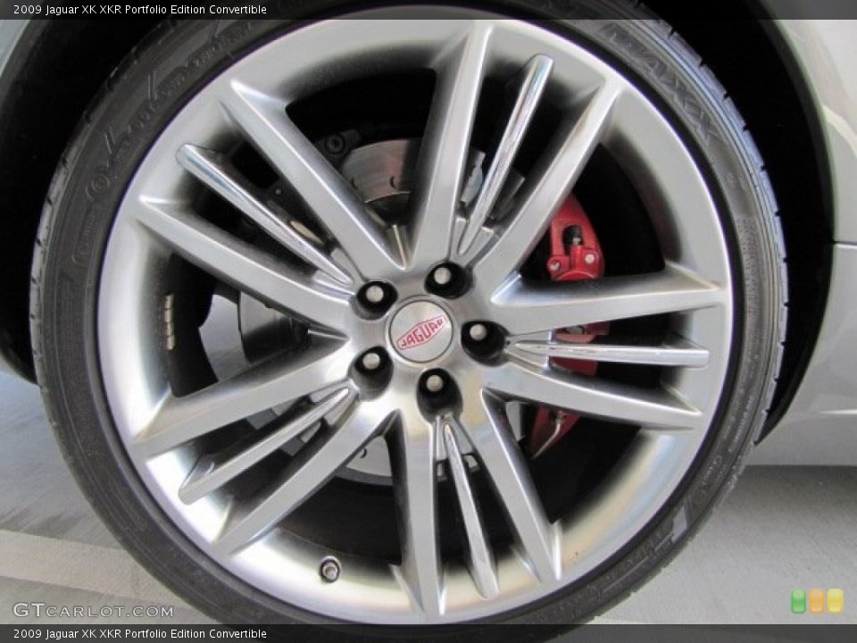 2009 Jaguar XK XKR Portfolio Edition Convertible Wheel and Tire Photo #66336063