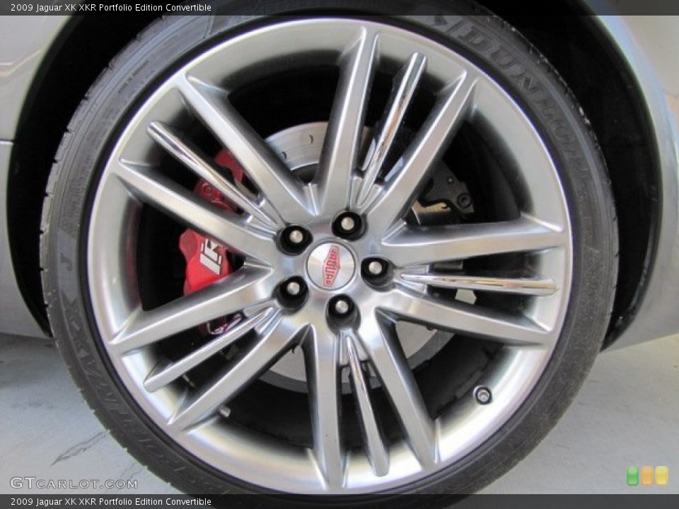 2009 Jaguar XK XKR Portfolio Edition Convertible Wheel and Tire Photo #66336066