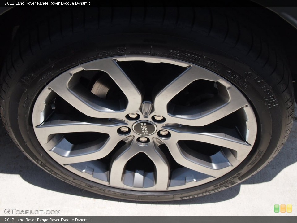 2012 Land Rover Range Rover Evoque Dynamic Wheel and Tire Photo #66336111
