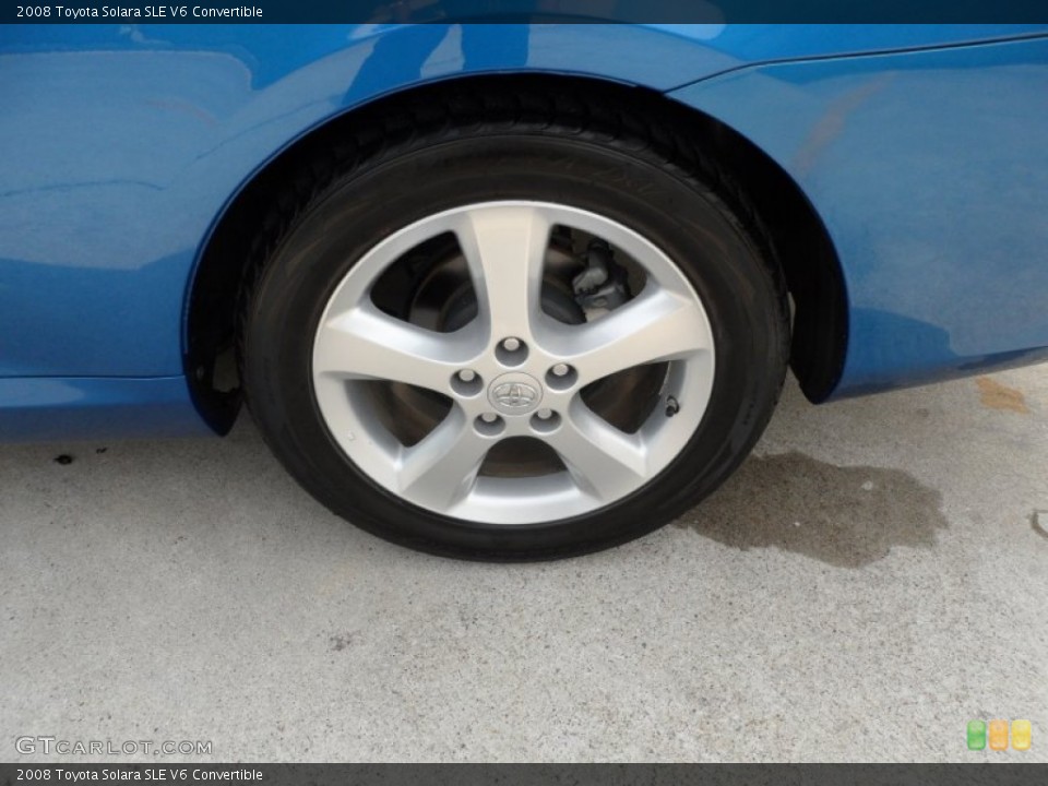 2008 Toyota Solara SLE V6 Convertible Wheel and Tire Photo #66336462