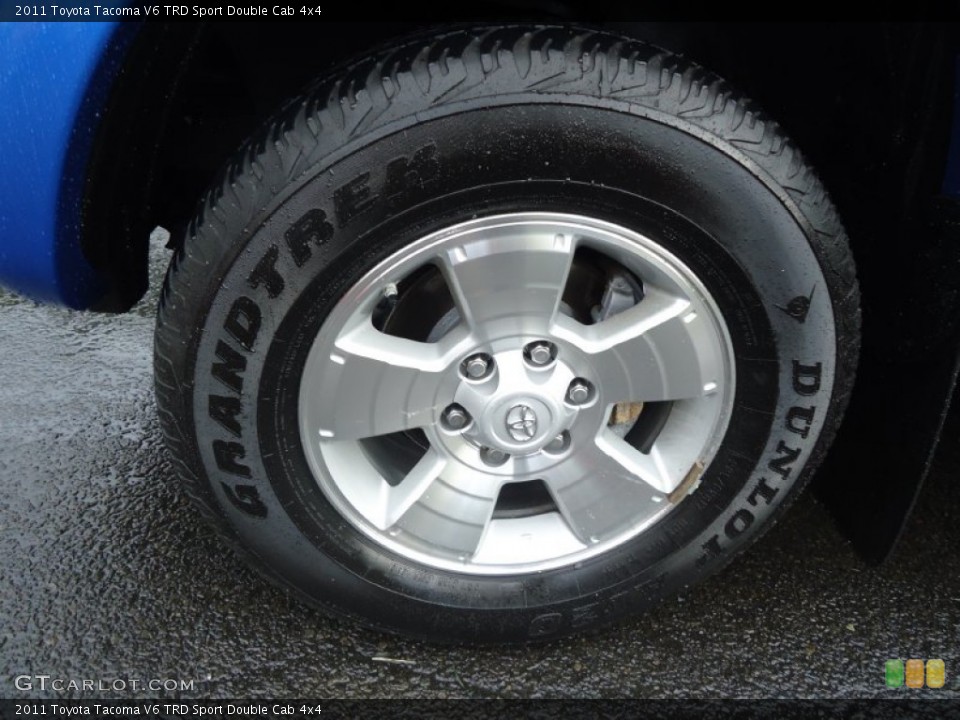 2011 Toyota Tacoma V6 TRD Sport Double Cab 4x4 Wheel and Tire Photo #66339584