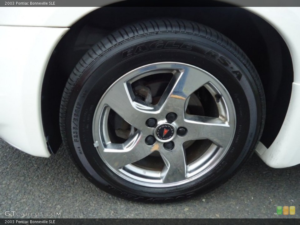 2003 Pontiac Bonneville SLE Wheel and Tire Photo #66340541