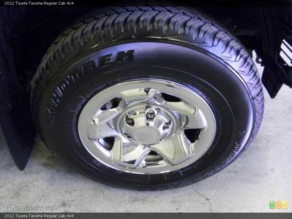 2012 Toyota Tacoma Regular Cab 4x4 Wheel and Tire Photo #66340637